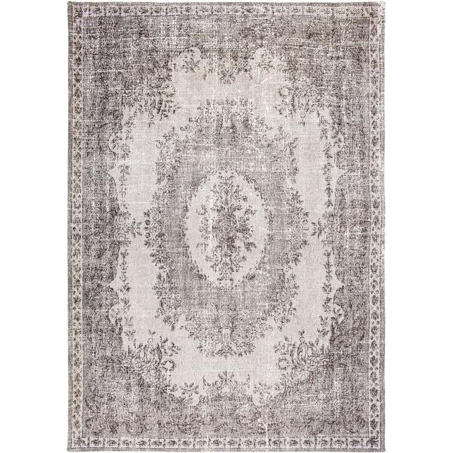 Oriental Machine Woven White Area Rug Louis de Poortere Rug Size: Rectangle 230 x 330cm on Productcaster.