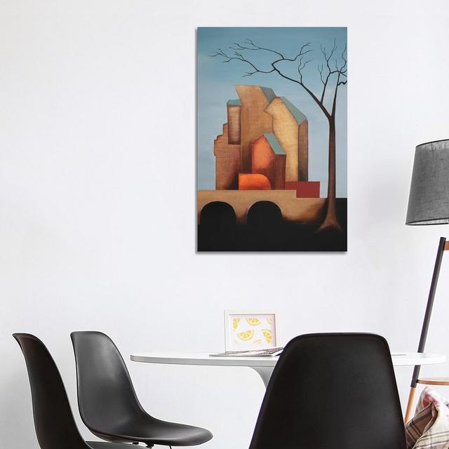 Castle by Alexander Trifonov - Wrapped Canvas Graphic Art Rosalind Wheeler Size: 101.6cm H x 66.04cm W on Productcaster.