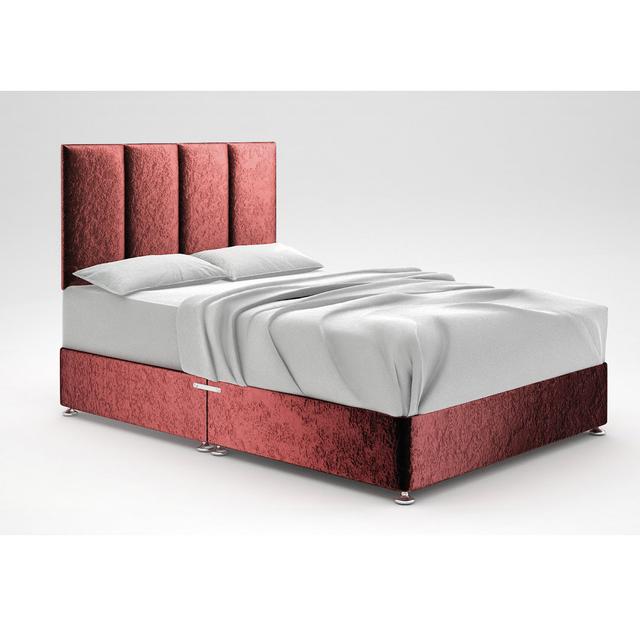 Bendooragh Divan Bed Base 17 Stories Colour: Mulberry, Storage Type: No Storage, Size: Super King (6') on Productcaster.