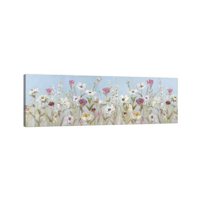 Spring Blooms by Sally Swatland - Wrapped Canvas Painting iCanvas Size: 51cm H x 152.5cm W x 3.8cm D on Productcaster.