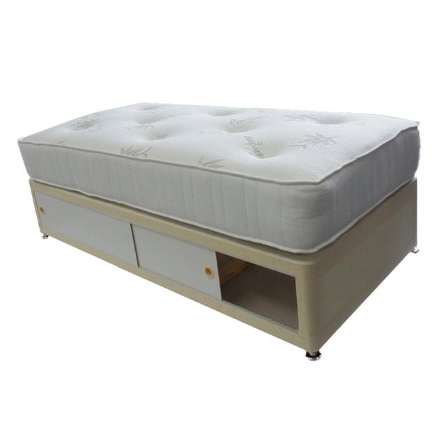 Pocket Sprung Mattress 17 Stories Storage: Slide Drawer, Size: Single (3') on Productcaster.