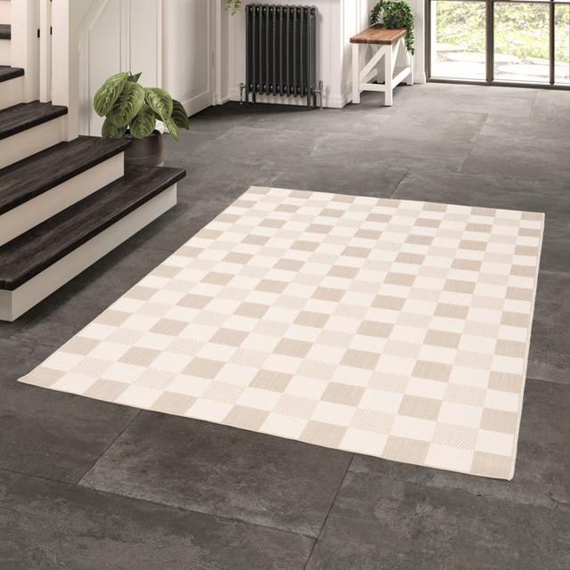 Innen-/Außenteppich Bria in Beige ModernMoments Teppichgröße: Rechteckig 160 x 230 cm on Productcaster.