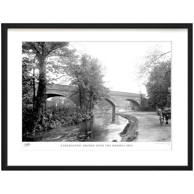 Carshalton, Bridge Over The Wandle 1895 by Francis Frith - Single Picture Frame Print The Francis Frith Collection Size: 45cm H x 60cm W x 2.3cm D on Productcaster.