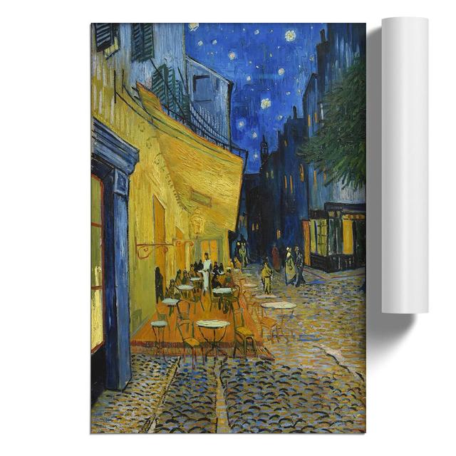 Cafe Terrace At Night by Vincent Van Gogh - No Frame Painting East Urban Home Size: 42cm H x 30cm W x 0.1cm D on Productcaster.