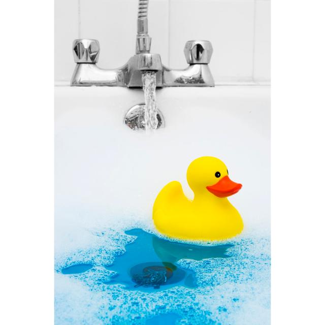 Yellow Rubber Duck by Jallfree - No Frame Print on Canvas 17 Stories Size: 75cm H x 50cm W on Productcaster.