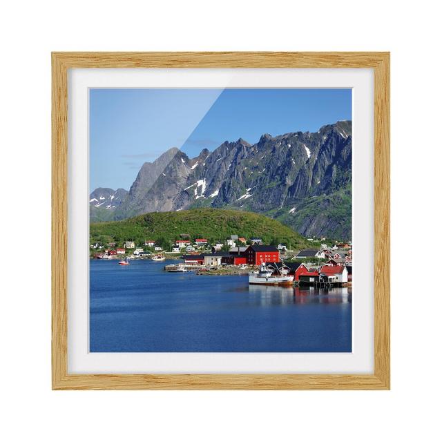 Finnmark - Picture Frame Photograph Art Print on Paper East Urban Home Frame Options: Natural oak, Size: 70cm H x 70cm W on Productcaster.