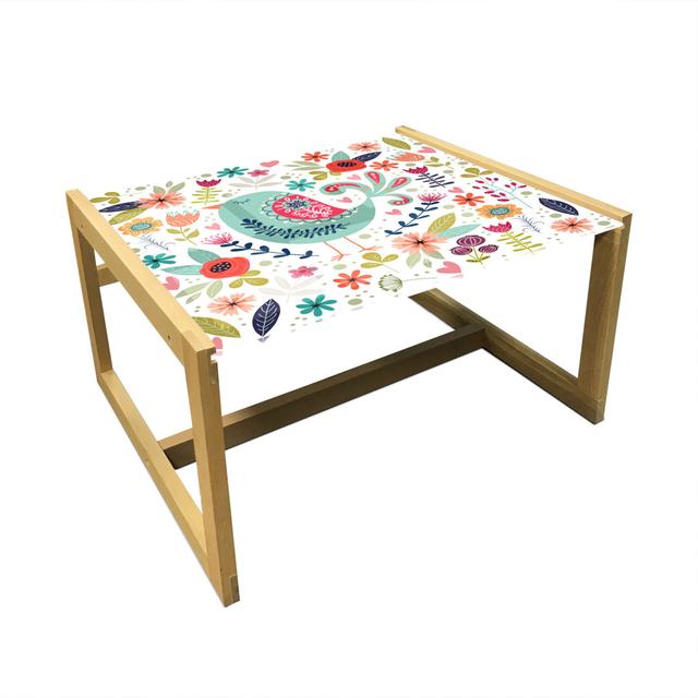 Isaah Trestle Coffee Table East Urban Home Size: 40cm H x 74cm W x 62cm D on Productcaster.