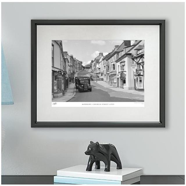 'Modbury, Church Street C1955' by Francis Frith - Picture Frame Photograph Print on Paper The Francis Frith Collection Size: 45cm H x 60cm W x 2.3cm D on Productcaster.