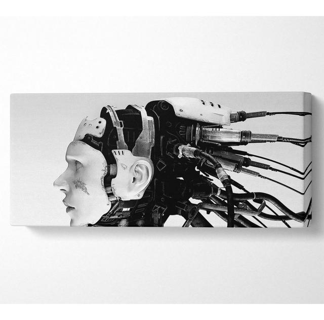 Roboterfrau Panoramaleinwand Perspections Größe: 81,3 cm H x 183 cm B x 10 cm T on Productcaster.