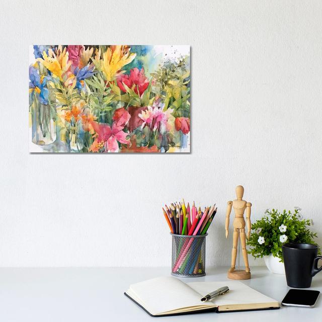 Bountiful by Annelein Beukenkamp - Wrapped Canvas Painting Rosalind Wheeler Size: 20.32cm H x 30.48cm W x 1.905cm D on Productcaster.