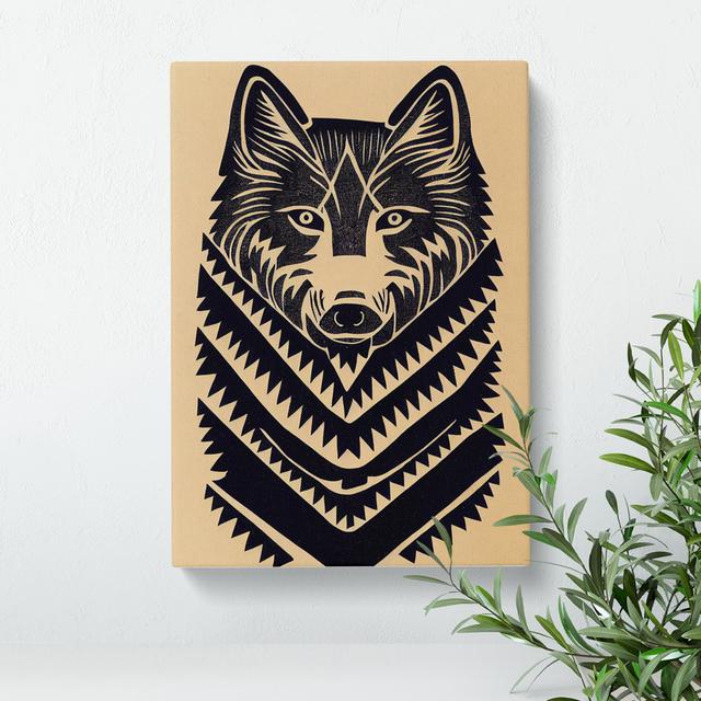 Wolf In Abstract No.2 Alpen Home Size: 76cm H x 50cm W x 3cm D on Productcaster.