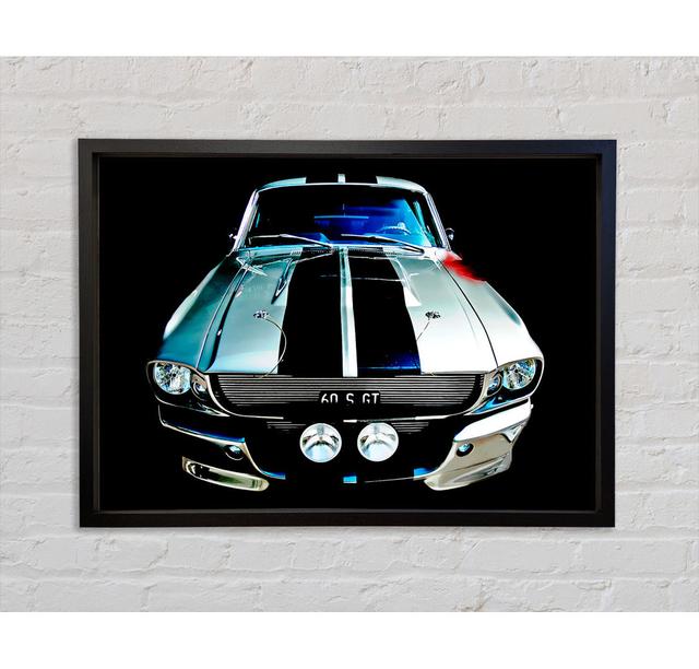 Ford Mustang Shelby Gt Front - Einzelner Bilderrahmen Kunstdrucke auf Leinwand Bright Star Größe: 84,1 cm H x 118,9 cm B x 3,3 cm T on Productcaster.