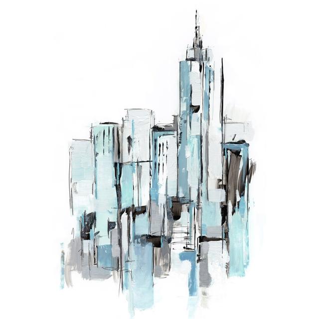 Blue City I by Ethan Harper - Wrapped Canvas Painting Rosalind Wheeler Size: 122cm H x 81cm W on Productcaster.