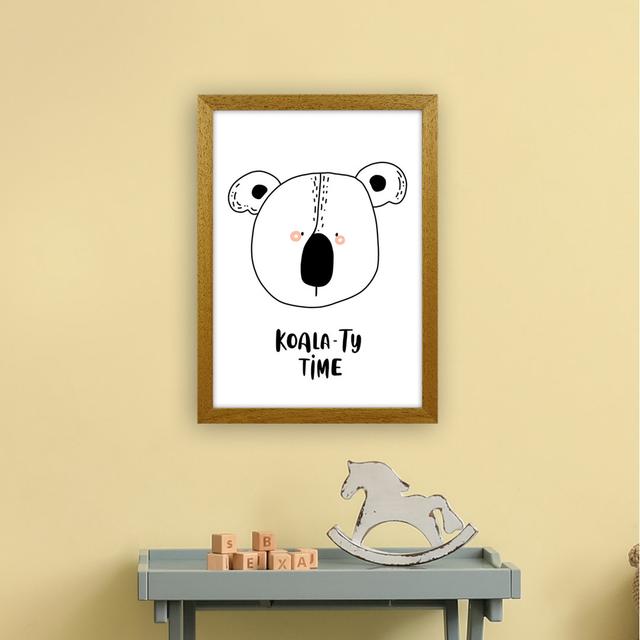 Koala by Miniofmine - Print Harriet Bee Format: Brown Framed, Size: 46cm H x 34cm W x 3cm D on Productcaster.