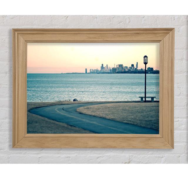 New York City Skyline Framed Print Highland Dunes Size: 29.7cm H x 42cm W on Productcaster.