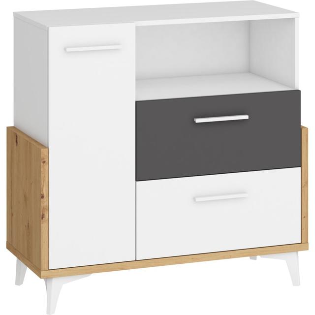 Hythe 2 Drawer Combi Chest Fjørde & Co Colour: Graphite on Productcaster.