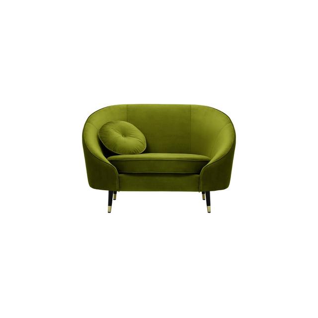 Glencoe Armchair Canora Grey Upholstery Colour: Olive on Productcaster.