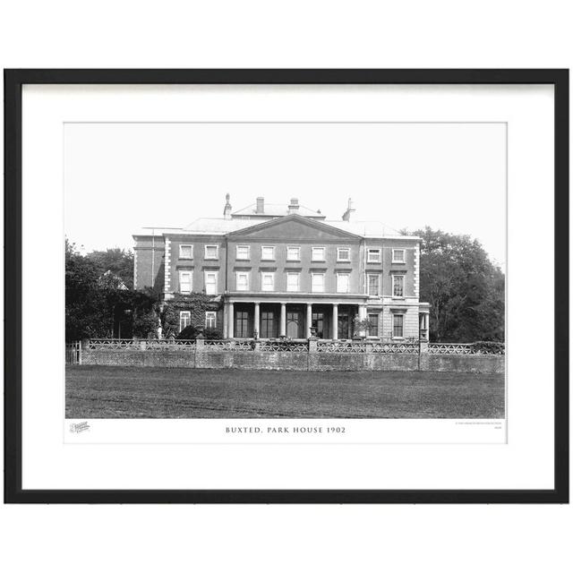 'Buxted, Park House 1902' by Francis Frith - Picture Frame Photograph Print on Paper The Francis Frith Collection Size: 45cm H x 60cm W x 2.3cm D on Productcaster.