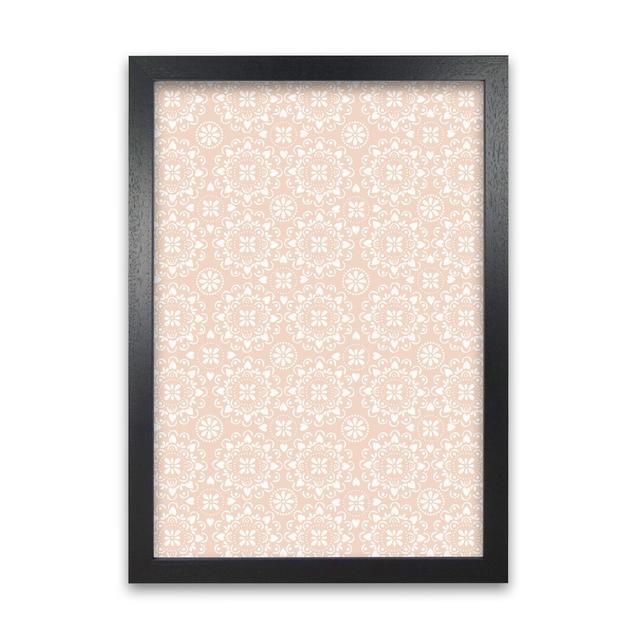 Lace - Print Marlow Home Co. Frame Option: Black Framed, Size: 84cm H x 59.4cm W x 3cm D on Productcaster.