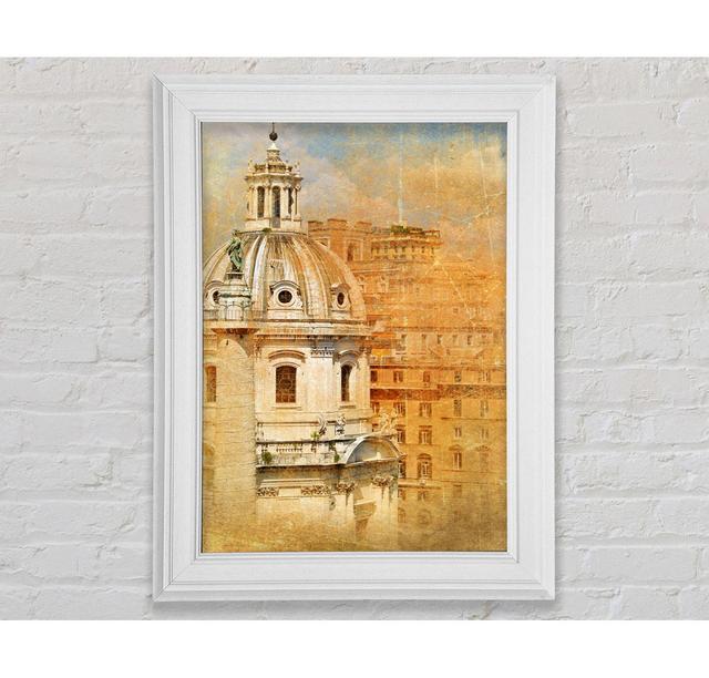 Ancient St Peters Basilica Ebern Designs Format: White Framed Paper, Size: 29.7cm H x 42cm W x 8cm D on Productcaster.