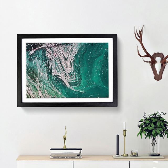 Beauty of the World in Abstract - Picture Frame Graphic Art Print East Urban Home Size: 48cm H x 65cm W x 2cm D, Frame Option: Black Framed on Productcaster.