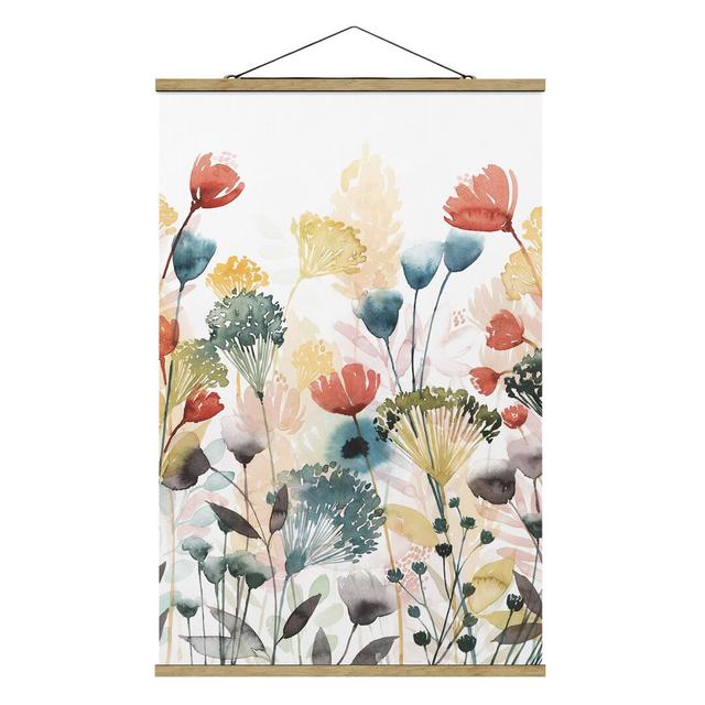 Wildflowers in Summer II - Graphic Art Print Rosalind Wheeler Size: 75cm H x 50cm W x 0.3cm D on Productcaster.