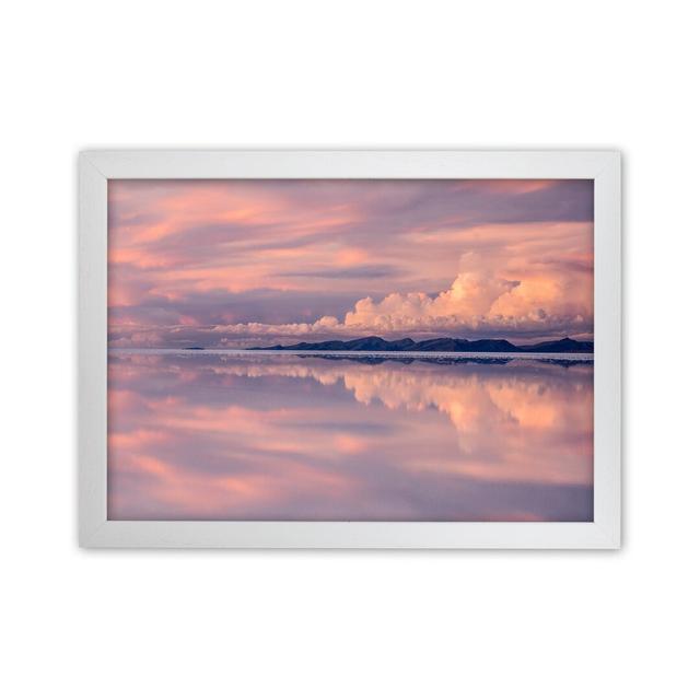 Uyuni Pastels by Karsten Wrobel - Photograph Print on Canvas House of Hampton Format: White Framed, Size: 25cm H x 34cm W x 3cm D on Productcaster.