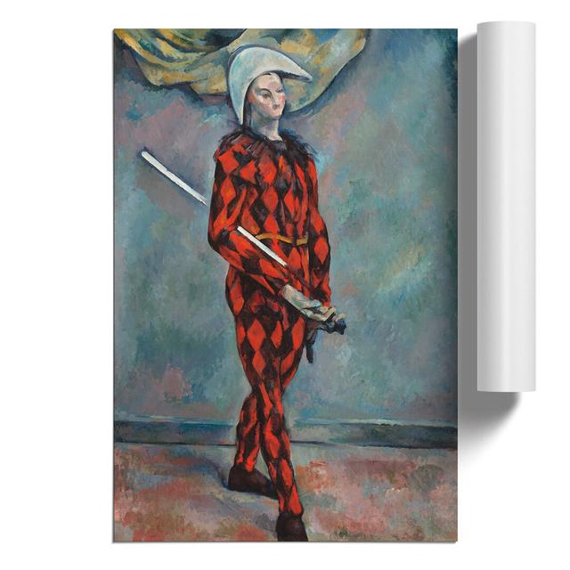 Harlequin by Paul Cezanne - Unframed Painting East Urban Home Size: 30cm H x 21cm W x 0.1cm D on Productcaster.