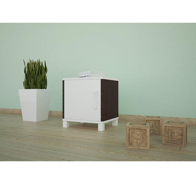 Wilde Nightstand Isabelle & Max Colour: White/Blue on Productcaster.