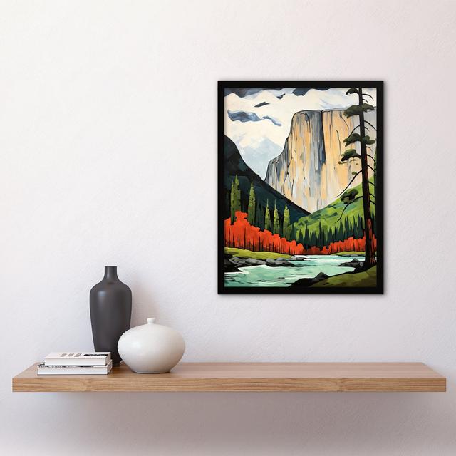 El Capitan Autumn Colours Yosemite National Park - Single Picture Frame Print Alpen Home on Productcaster.