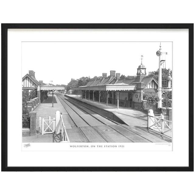 Wolferton, On The Station 1921 by Francis Frith - Single Picture Frame Print The Francis Frith Collection Size: 28cm H x 36cm W x 2.3cm D on Productcaster.