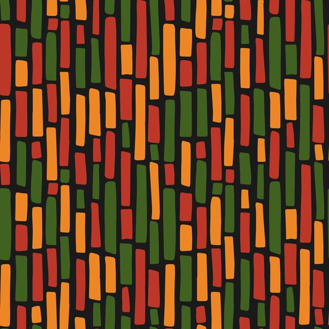 Surles Abstract Kwanzaa - Wrapped Canvas Print Latitude Run Size: 76cm H x 76cm W x 3.8cm D on Productcaster.