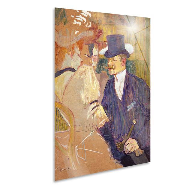 Wandbild English Man at the cabaret von Henri de Toulouse Marlow Home Co. Format: Kunststoff/Acryl, Größe: 70 cm H x 50 cm B on Productcaster.