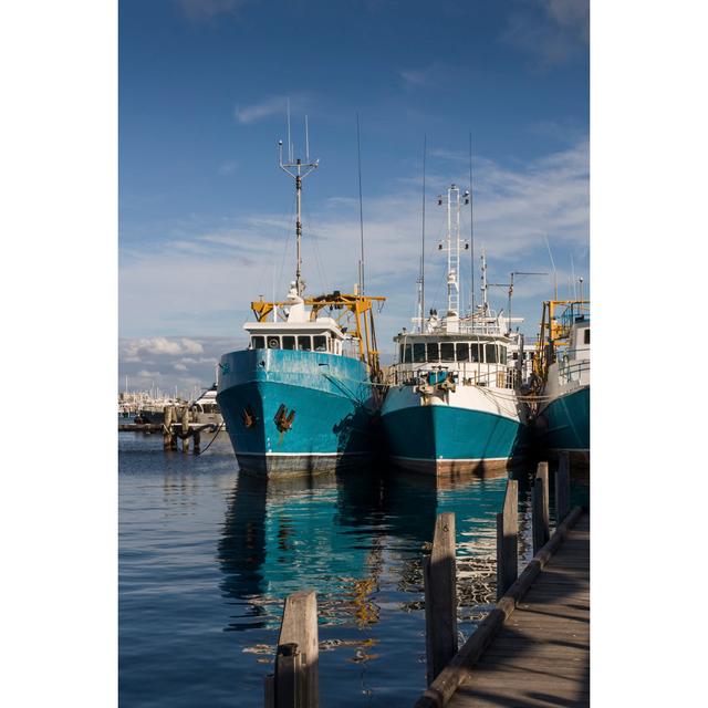 Commercial Fishing Boats by Lleerogers - No Frame Print on Canvas Breakwater Bay Size: 120cm H x 80cm W on Productcaster.