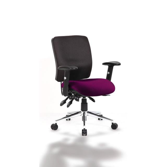 Bürostuhl mit mittelhoher Lehne ClearAmbient Farbe: Lila on Productcaster.