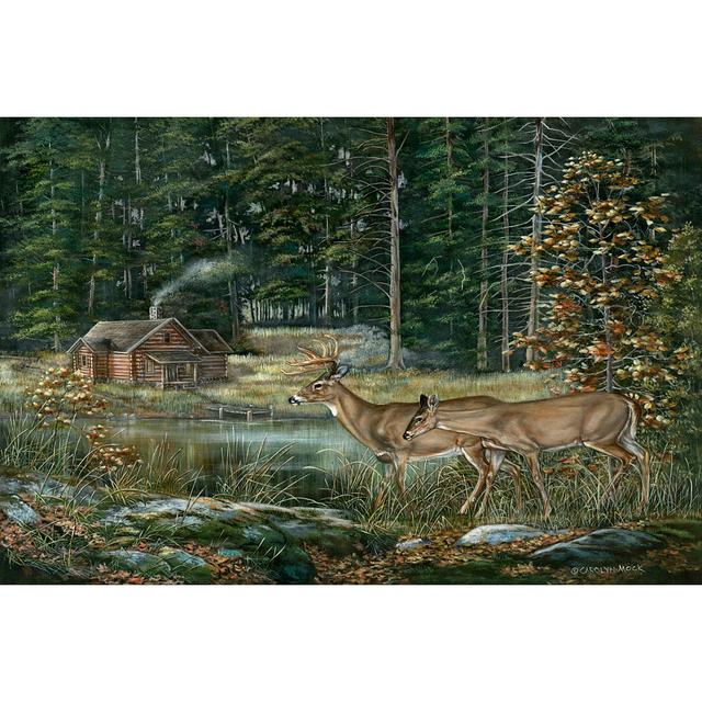 Twilight Sighting by Carolyn Mock - Wrapped Canvas Painting Alpen Home Size: 81cm H x 122cm W x 3.8cm D on Productcaster.