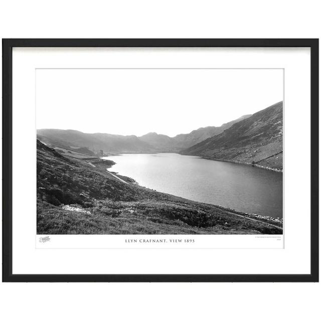 'Llyn Crafnant, View 1895' - Picture Frame Photograph Print on Paper The Francis Frith Collection Size: 40cm H x 50cm W x 2.3cm D on Productcaster.