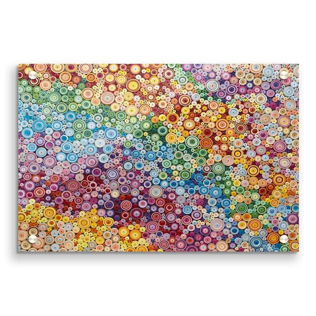 Thousands of Beads Abstract - Unframed Graphic Art Print on Acrylic East Urban Home Size: 29.7cm H x 42cm W on Productcaster.