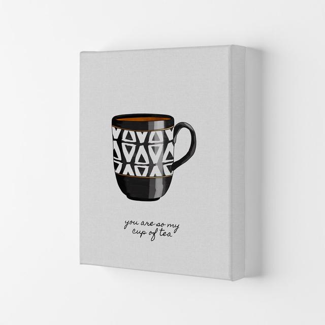 You Are So My Cup of Tea by Orara - Graphic Art Print on Paper Maturi Size: 42cm H x 29.7cm W x 3cm D, Format: White Framed on Productcaster.