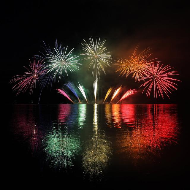 Fireworks - Ignis Brunensis In Czech Republic In Brno 18.6.2014 Ebern Designs Size: 30cm H x 30cm W x 3.8cm D on Productcaster.