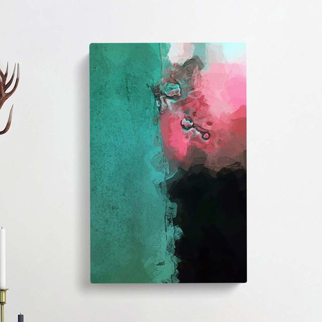 Down the Road in Abstract - Wrapped Canvas Graphic Art Print East Urban Home Size: 76cm H x 50cm W x 3cm D on Productcaster.