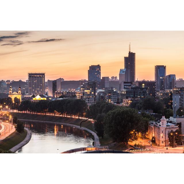 Vilnius Financial District by William87 - Wrapped Canvas Photograph 17 Stories Size: 30cm H x 46cm W on Productcaster.