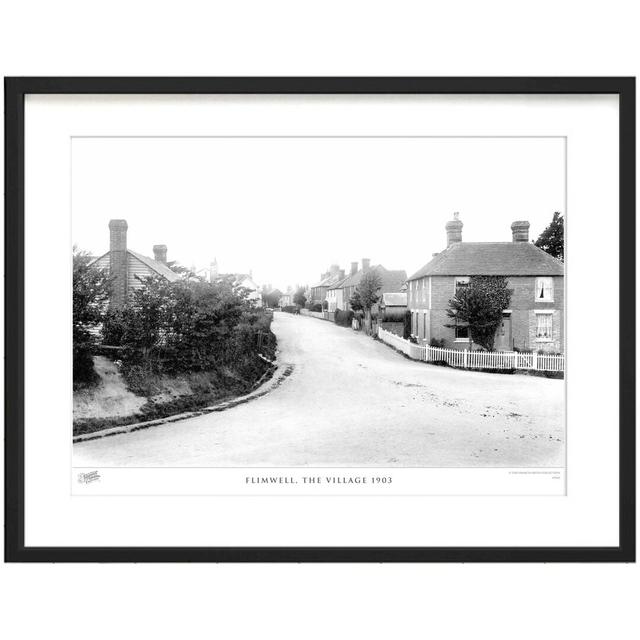 'Flimwell, the Village 1903' by Francis Frith - Picture Frame Photograph Print on Paper The Francis Frith Collection Size: 45cm H x 60cm W x 2.3cm D on Productcaster.