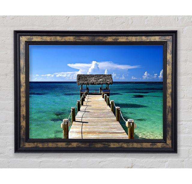 New Providence Island Bahamas - Single Picture Frame Art Prints Bright Star Size: 21cm H x 42cm W x 8cm D on Productcaster.