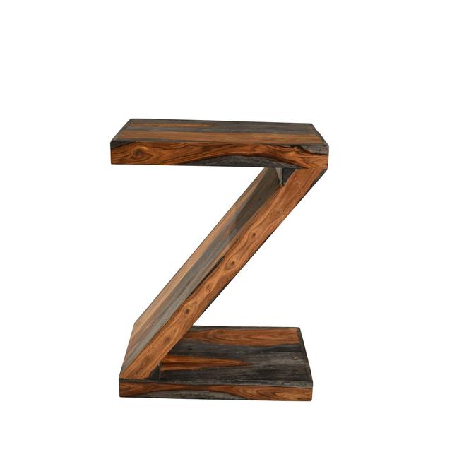 Goa Cube Solid Wood Floor Shelf End Table Daily Sales on Productcaster.