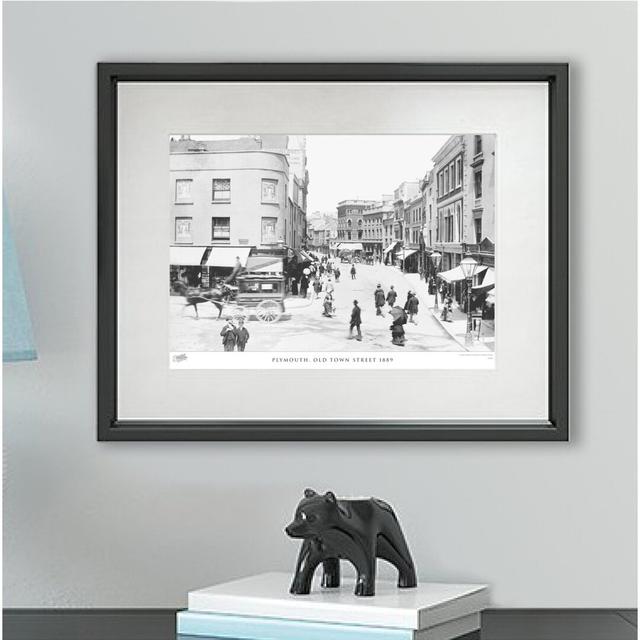 Plymouth, Old Town Street 1889 by Francis Frith - Single Picture Frame Print The Francis Frith Collection Size: 28cm H x 36cm W x 2.3cm D on Productcaster.