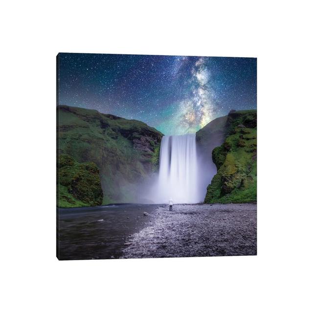 Long Exposure Shot In Iceland by Florian Olbrechts - Wrapped Canvas Print Alpen Home Size: 45.72cm H x 45.72cm W x 1.905cm D on Productcaster.