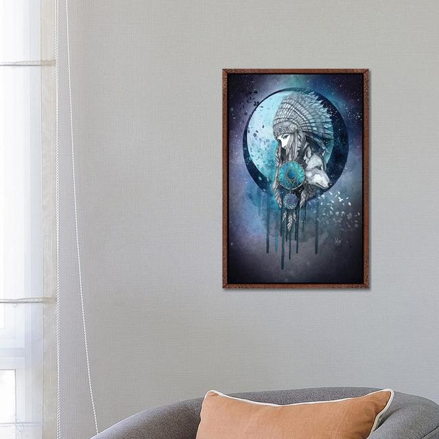 Dream Catcher by Marine Loup - Gallery-Wrapped Canvas Giclée on Canvas Langley Street Format: Classic Wood Floater Frame, Size: 66.04" H x 45.72" W x on Productcaster.