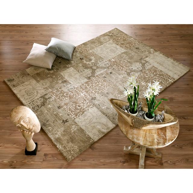 Hand-Woven Natural Area Rug Rosalind Wheeler Rug Size: Rectangular 170 x 240 cm on Productcaster.