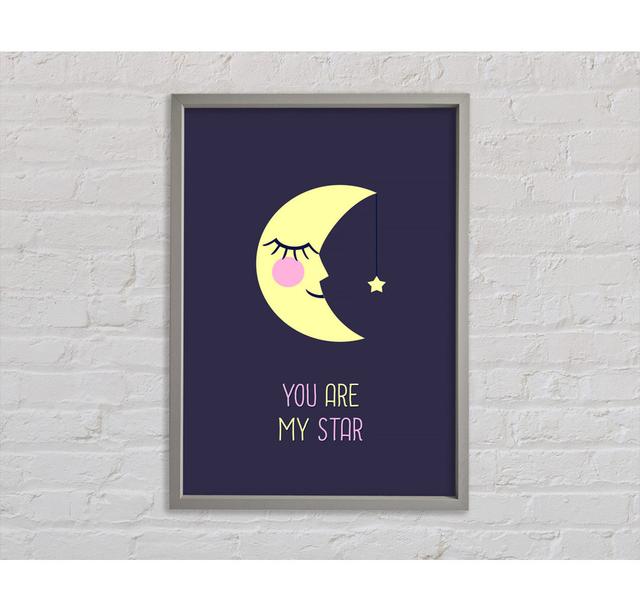 You Are My Star - Single Picture Frame Art Prints on Canvas Bright Star Size: 141.4cm H x 100cm W x 3.3cm D on Productcaster.